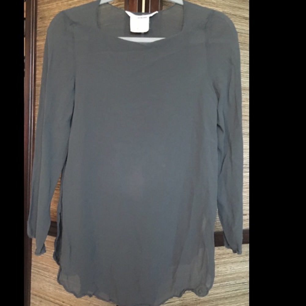 Max Studio Sheer Rayon Blouse